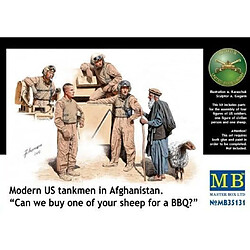 Modern U.S. tankmen in Afghanistan - 1:35e - Master Box Ltd.