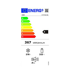 Réfrigérateur américain 90.8cm 601l ventilé - HFW7918EIMB - HAIER