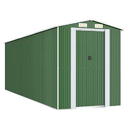 vidaXL Abri de jardin Vert 192x606x223 cm Acier galvanisé