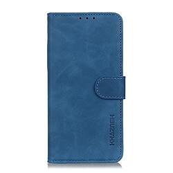 Wewoo Housse Coque Pour Huawei Y5 2019 / Honor 8s Texture rétro PU + TPU en cuir à rabat horizontal avec support et fentes cartes et portefeuille bleu