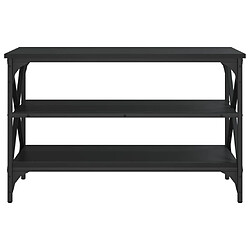 Acheter vidaXL Meuble TV Noir 80x40x50 cm Bois d'ingénierie