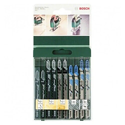 BOSCH Accessoires - set 10 lames scie sauteuse -