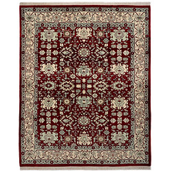 Vidal Tapis de laine 310x250 rouge Tabriz