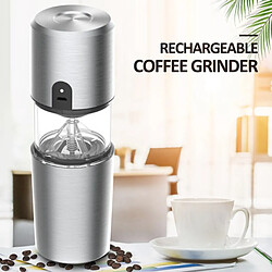 Avis Universal Broyeur et filtre pour cafetière portable, cafetière électrique rechargeable USB(Argent)