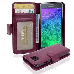 Cadorabo Coque Samsung Galaxy ALPHA Etui en Violet