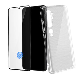 Avizar Coque Xiaomi Mi Note 10/Mi Note 10 Pro et Film Écran Verre Trempé 9H