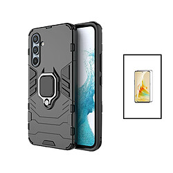 NIS Kit de film en verre trempé 5D Full Cover + 3X1 Defender Cover Samsung Galaxy A35 5G Noir