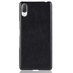 Wewoo Coque antichoc Litchi Texture PC + PU pour Sony Xperia L3 (Noir)