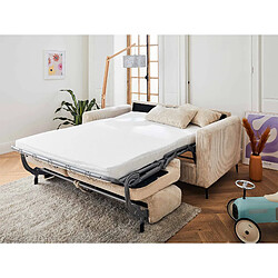 Avis Lisa Design Owen - canapé 3 places convertible - couchage quotidien - matelas 12 cm - en velours côtelé