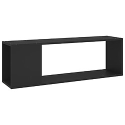 Maison Chic Meuble TV scandinave - Banc TV pour salon Noir 100x24x32 cm Aggloméré -MN15466