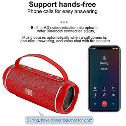 Universal Outdoor Portable Highpower Bluetooth haut-parleur sans fil Colonne Sound Colonne en haut-parleurs (noir) pas cher