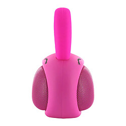 Enceinte Bluetooth 3W Autonomie 3h Design Lapin Lumineux Moxie Rose