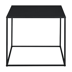 Avis Table Console en Métal 50 x 55 x 55 cm Noir Mat [en.casa]