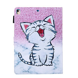 Avis Etui en PU avec porte-carte chat mignon pour votre Apple iPad 10.2 (2019)/Air 10.5 pouces (2019)/Pro 10.5 pouces (2017)