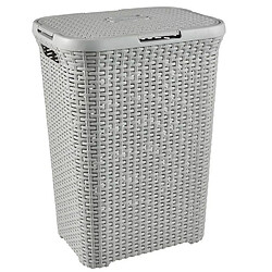 Curver NATURAL STYLE panier à linge 60L Gris clair