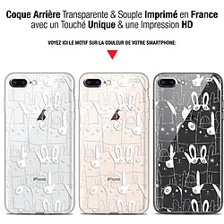 Avis Caseink Coque arrière Apple iPhone 7/8 Plus (4.7 ) Gel HD [ Nouvelle Collection - Souple - Antichoc - Imprimé en France] Lapin Blanc