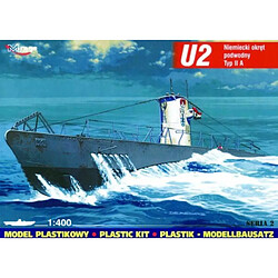 Deutsches U-Boot U 2 Typ IIA - 1:400e - Mirage Hobby