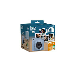 Pack Liberté Appareil Photo Instantané Fujifilm Instax Square SQ1 Bleu + Housse de protection + 1 pack film Square 10 vues