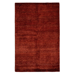 Vidal Tapis de laine 199x130 rouge Juma pas cher