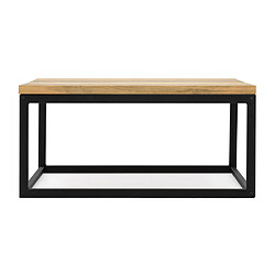 Acheter Ds Meubles Table basse Preston Noir 80x80x38cm