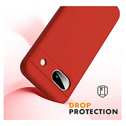 Avis Htdmobiles Coque pour Google Pixel 8a - housse etui silicone gel fine + film ecran - ROUGE