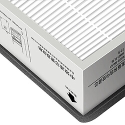 Remplacement de l'élément filtrant moyen du purificateur HEPA pour le système de ventilateur d'air frais Xiaomi