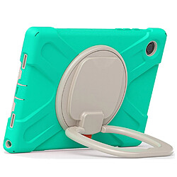 Coque en silicone avec béquille rotative à 360° Vert menthe pour votre Samsung Galaxy Tab A8 10.5 (2021)