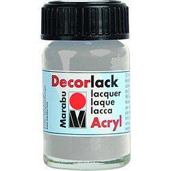 Marabu Vernis acrylique 'Decorlack',argent métallique,15ml ()