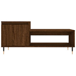 Acheter vidaXL Table basse Chêne marron 100x50x45 cm Bois d'ingénierie