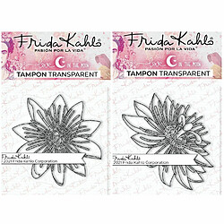 Youdoit 2 Tampons transparents - Passiflore 2 + Passiflore 3 - 9,5 x 6,5 cm