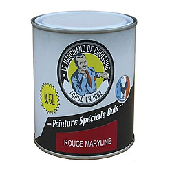 Peinture Spécial Bois - Satinée - Rouge marilyne - 0.5 L - ONIP