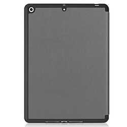 Avis Etui en PU avec support tripliure et porte-stylo gris pour votre Apple iPad 10.2 (2019)