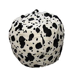 Alter Sac pouf avec fantaisie, noir et blanc, Dimensions 80 x 120 x 80 cm