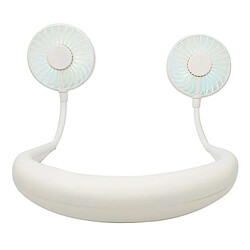 Wewoo Creative Mini ventilateur de type coususpenduventilateur extérieur à LED blanc