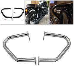 Acheter 2 pièces Chrome Moto Garde Moteur Crash Bars pour Triumph Bonneville T100 T120 16-19