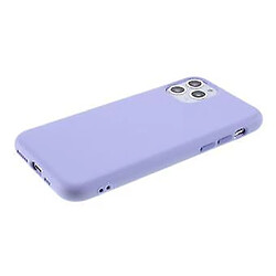 Acheter Universal Étui en silicone à boutons latéraux détachables liquides violets légers pour votre Apple iPhone 11 Pro max 6,5 pouces