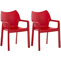 Non SET de 2 chaises empilables DIVA