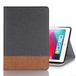 Wewoo Housse Étui Coque en cuir PU avec texture horizontale pour iPad Pro12,9 po 2018avec porte-cartes et emplacements cartes gris