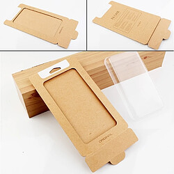 Acheter Wewoo 50 PCS de haute qualité affaire de téléphone portable Kraft Paper Box pour iPhone 4.7 pouces Taille 109x190 mm Noir