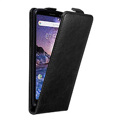 Cadorabo Coque Nokia 7 PLUS Etui en Noir