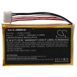 vhbw Batterie compatible avec HP Sprocket 200 imprimante, scanner, imprimante d'étiquettes (600mAh, 7,4V, Li-polymère)