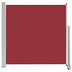 vidaXL Auvent latéral rétractable de patio 160x300 cm Rouge