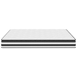 Avis vidaXL Matelas à ressorts ensachés moyen 200x200 cm