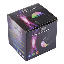 Wewoo LED Boule à facette Lumière de DJ de la magique tournante de commande sonore d'USB de 3W RVB allumant la DJ, DC 5V pas cher