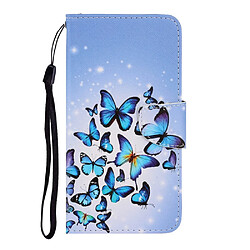 Etui en PU impression de motifs groupe de papillon pour votre Samsung Galaxy A41 (Global Version)