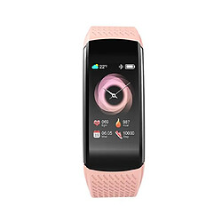 YP Select 1.08inch Color Screen Blood Pressure Heart Rate Monitor Sport Bluetooth Smart Wristband Watch-Rose