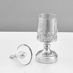 Fer Photophore Bougeoir, Bougie En Verre Titulaires, Centres de Table de Mariage Décoration de La Maison de Salon Salle À Manger pas cher