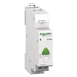 Voyant lumineux simple vert SCHNEIDER Acti9 110 230VCA - SCHNEIDER ELECTRIC - A9E18321