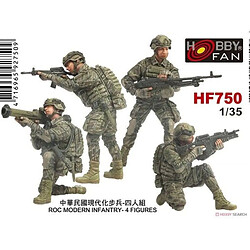 ROC MODERN INFANTRY-4 FIGURES - 1:35e - Hobby Fan