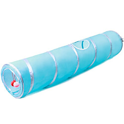 Avis Universal Jouet pour chat prémium Tunnel pliable 120 cm 2 trous pour chat Jouer Tunnel interactif Lieu de sport pour les petits animaux de compagnie | Jouet pour chat